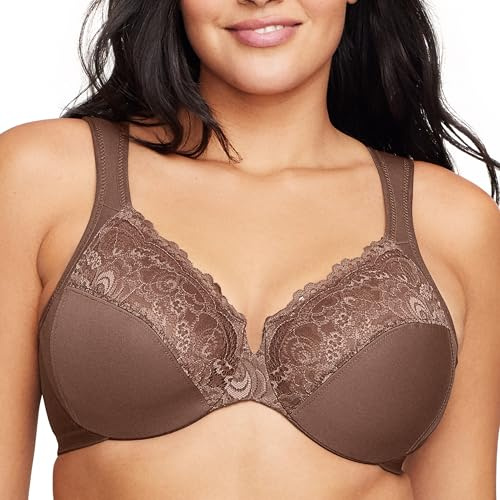 Glamorise Damen BH mit voller Abdeckung, Undurchsichtige