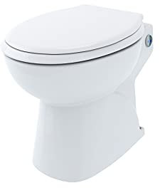 Aquacompact Silence + avec option lavabo/lave main - Toilette à Poser Broyeur Intégré|WC broyeur Silencieux|Compact|Fabrication Française