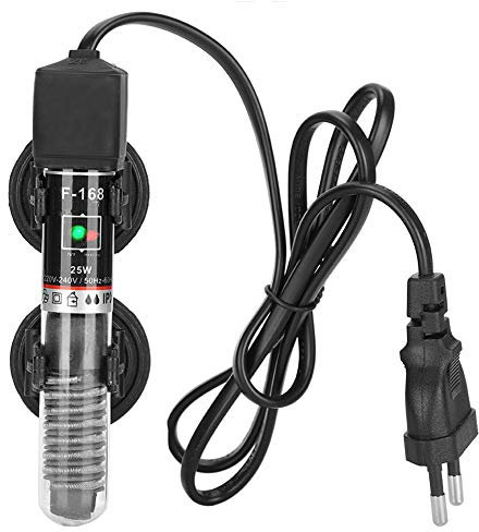 OKJHFD 25 W Smart Konstante Temperatur 26 Grad Aquarium Heizstab Aquarium Explosionsgeschützt, Kleines Aquarium Konstante Temperatur EU Stecker 220 V 240 V