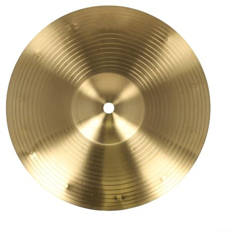 Splash Cymbal Drum Becken, 2,3 cm (8/10 Zoll) Rock Crash, Jazz Drum Becken Percussion Instrument Splash Crash Hi-Hat Becken, Messing (25,4 cm)