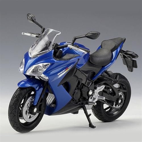MPODYTSF Maßstabgetreues Modell Motorrad Metall Modell Sammlung Simulation Druckguss Geschenke 1/18 Für Suzuki GSXS1000 F 2017(with Retail Box)