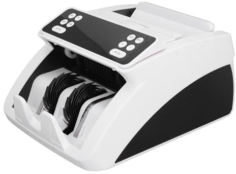 Geldzählmaschine, Wertzählung, MG UG IR-Erkennung, LCD-Display, Breites Laufrad, für den Geschäftlichen Einsatz (EU-Stecker 110-240 V)