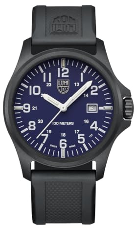 Luminox G - Mens Watch 43mm - 2400 CARBONOX - X3.2403 - Outdoor Watch - Swiss Quartz - 100M Water Resistant - Mineral Crystal - Always Visible - Swiss Made