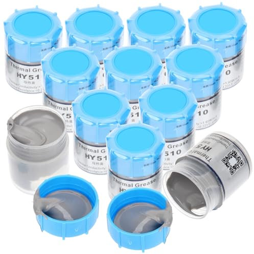 Uonlytech 15pièces Pâte Thermique Pour Dissipateur Thermique Pour Processeur Ordinateur Matériau Interface Graisse Pour Dissipateur