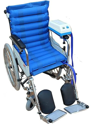 Fauteuil Roulant électrique, Coussin Respirant avec Pompe électrique pour soulager Les escarres, idéal pour Les Soins aux Personnes handicapées et la prévention des escarres