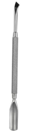TOPPERFUN Empujador de Cutículas de Acero Inoxidable Doble Punta Herramienta Exfoliante para Manicura Profesional Removedor de Muerta para Uñas Ablandador de Cutículas Cepillo de Limpieza