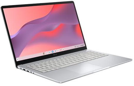 ASUS Chromebook CX15 Laptop, 15.6 FHD Anti-Glare Display, Intel® Processor N50, 128GB Storage, 8GB RAM, ChromeOS, Pure Grey, CX1505CTA-AS88F-PG
