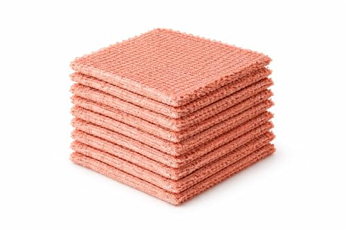 Bayli 5er Set Kupfertücher 15x15 cm – Kupferlappen Topfreiniger extra stark – Reinigungstuch für Töpfe, Grill & Küche