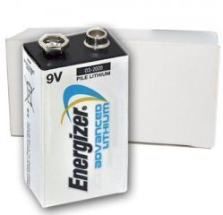 Energizer 12pk 9V Advanced Lithium Batteries LA522 Bulk