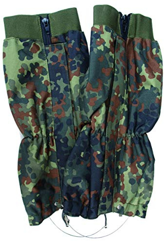 Mil-Tec BW Nässeschutzgamaschen m. Stahlseil Flecktarn