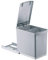 PYRAMIS Abfallsammler, Kunststoff, Grau, 2 x 7.5 Liter || Schrankbreite: ab 30cm