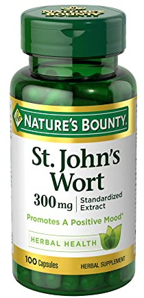 Nature's Bounty St. John's Wort 300mg, 100 Capsules