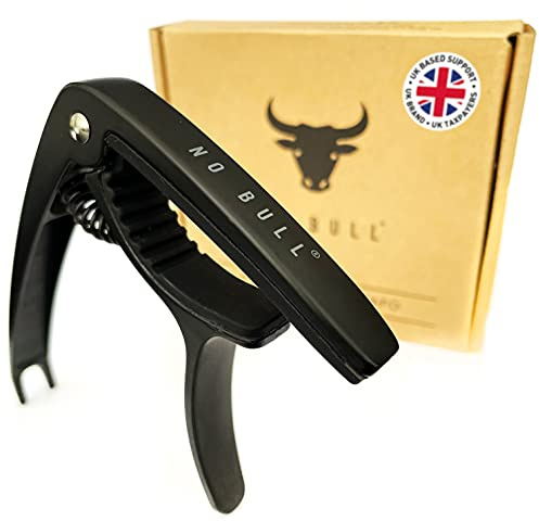 Black Electric Guitar Capo for Quick Change - Great Gift for Guitarists (+ Bonus Content) - Trigger Capo