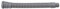 Airfit Tubo Flessibile di Collegamento HT, DN50 x 500 mm, Grigio, 50cm