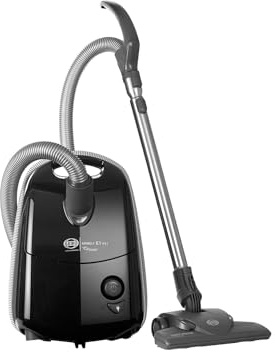 SEBO 92620GB Airbelt E1 Pet +Boost, Cylinder Vacuum, Black
