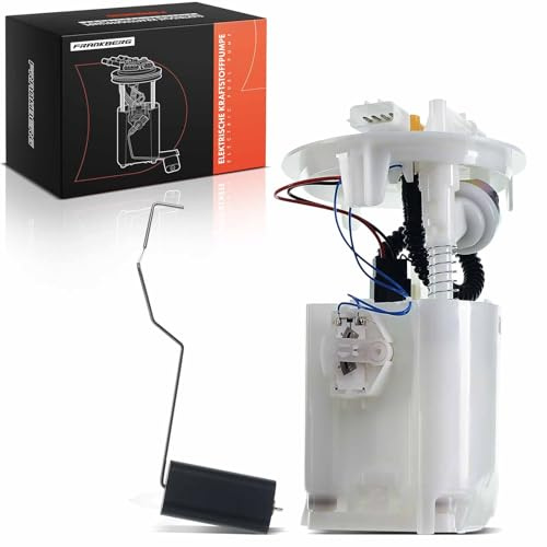 Frankberg Pompe à carburant, pompe à essence | sans capteur de pression, 4 broches, 8200355945; Compatible avec: Clio III BR0/1 CR0/1, Clio III Grandtour KR0/1