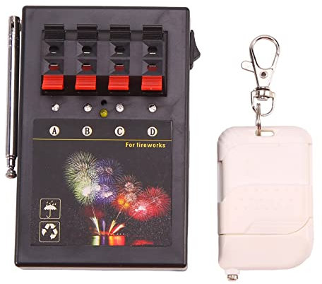 Socueny Feuerwerk-ZüNdsystem 4CH Smart Wireless Remote Igniter Electroni Wire