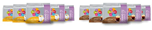 Tassimo Café Dosettes - 105 Boissons Petit Déjeuner et Long Classique (Lot de 5 x 21)