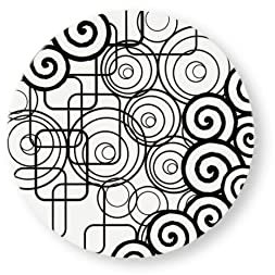 Excelsa Magic Black Sottopentola, Ceramica dolomite e sughero, Cm. 16 x 16