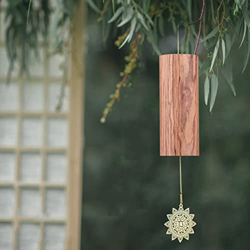 Chimes Natürliches Bambus-Windspiel Chord Windchime Windbell for Outdoor Garden Patio Home (Color : Heart)