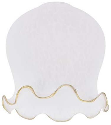 Veemoon Glass Lampshade Flower Shape Frosted Light Cover Ceiling and Wall Lamp Shade for Home Lighting