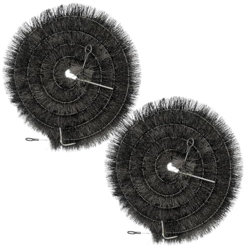 Top Home Solution ® 2 x 4 Meter Gutter Brush – 100mm Polypropylene Gutter Leaf Guard, Easy to Install Gutter Cleaning Gadget for Block Debris, Moss and Leaves (2 Pcs = 8 Meters)