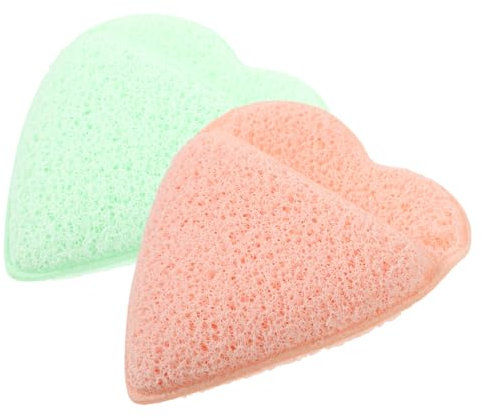 Healeved 2stücke Gesichtsreinigungsschwämme Tragbare Finger-make-up-entferner-pads Für Sanfte Gesichtsreinigung Und Peeling Für Tägliche Hautpflege