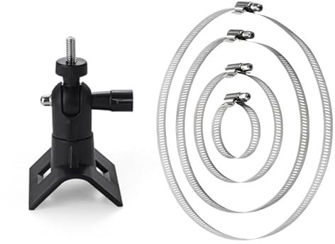 COZERI 5er Set Masthalterung Halterung,für für Arlo Pro Ultra,Wyze,Eufycam 3, 3C, 2, 2C,mit 4 Verstellbare Rohrschelle,Ring Kamera Halterung,Spotlight Cam Pro Plus, Robuste Kamera Wandhalterung