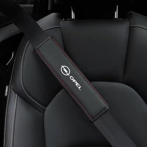 SJPJDGFC 2PCS Auto Copri Cintura di Sicurezza, per Opel Astra Morbida E Confortevole Imbottitura Cintura di Sicurezza Protezione Cintura Sicurezz