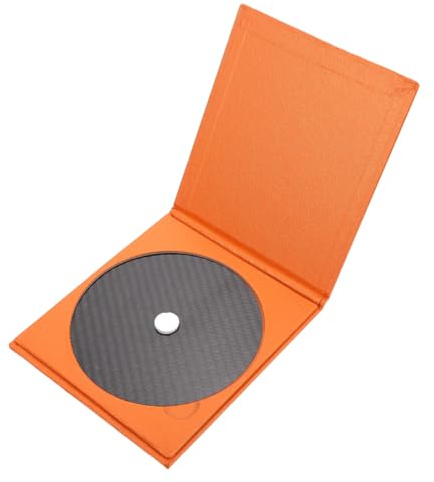 Cf Cd. 2 Kohlefaser CD Scheibe Matte gegen Vibrationen, Schwarz | Präziser Zuschnitt, Schützt die Disc, 1 Stück, für Riegel und Musik Dj Anlagen