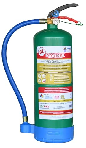 ECOFIRE Fighting ABFL, estintore per fuoco, 6 litri, spegnere batterie al litio, ecologico, estintore Ecofire