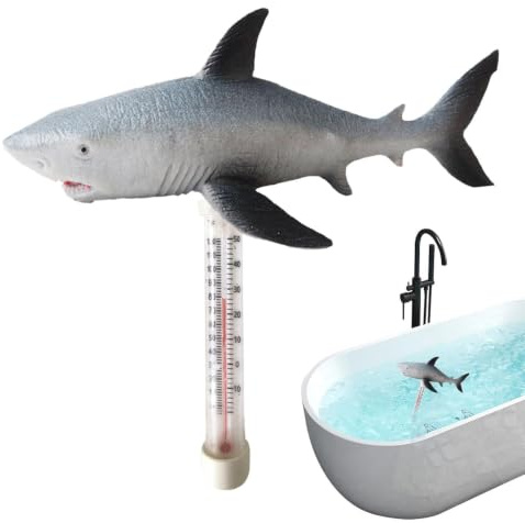 Digitales Thermometer, Temperaturmessgerät für Badewanne mit lustigen Tieren, Zubehör für Pool, großes Wasserthermometer, Dusche, Pool, Innen- und Außenbereich, Badewanne für Kinder,