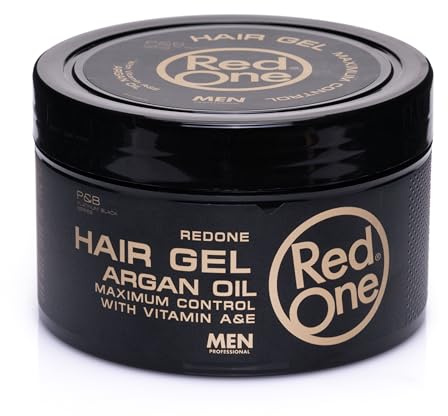 Redone Gel coiffant à l'huile d'argan 400 ml - Gel coiffant ultra puissant avec panthénol et vitamine E