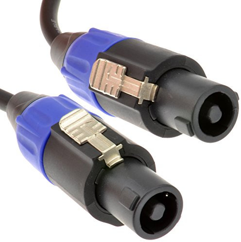 kenable PA System Lautsprecher Anschlusskabel SPK 2 x1,5 mm Kabel Sicherungslasche Ende 3 m 10ft [3 Meter]