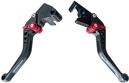 Short Brake Clutch Levers for Ninja 250R 08-12, Ninja300R Z300 13-18,Ninja 400 Z400 18-22,Z250/SL 16-17,Z125 pro 17-20,KLX125 10-16,KLX250/D-TRACKER 08-16,Ninja 500 2024 2025, KLX300SM 20-22