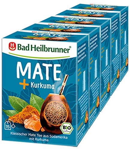 Bad Heilbrunner? Bio Mate + Kurkuma, 5er Pack