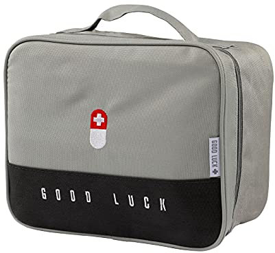 JINTN Tragbare Medizinische Notfalltasche Erste Hilfe Set Tasche Reiseapotheke Rettungsbeutel Große Kapazität wasserdichte Waschtasche für Home Office Reisen Familien Erste Hilfe Camping