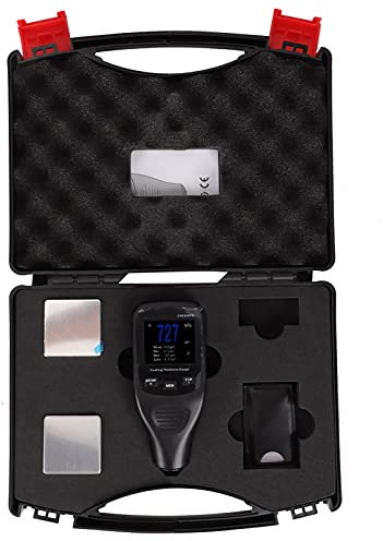 Autolackmessgerät Dickenmesser, CM8806FN Hohe Genauigkeit Digitales Schichtdickenmessgerät Meter Autolackprüfgerät Meter