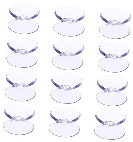 Housoutil Lot De 12 Mini- Double Face Robustes Pour Tables En Verre Installation Facile