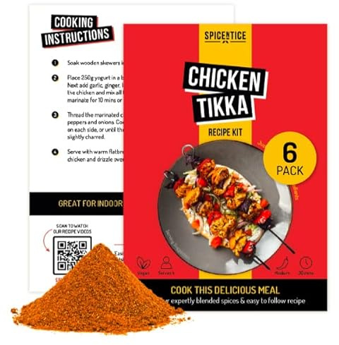 Spicentice Chicken Tikka Seasoning Kits (Pack of 6)