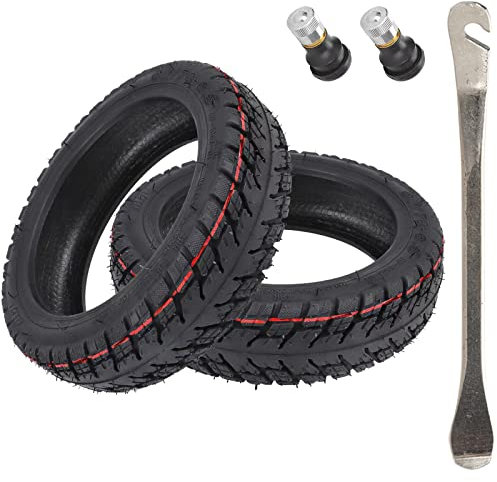 2 Stück Ersatzräder für Max G30 Scooter 60/70-6,5 Schlauchloser Offroad-Reifen Verdickt Gummireifen Elektroroller Zubehör Ersatzreifen Scooter Reifen Ersatzräder für Scooter