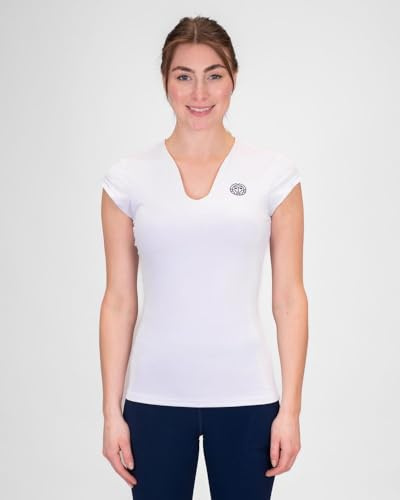 BIDI BADU Damen Crew V-Neck Tee - pink