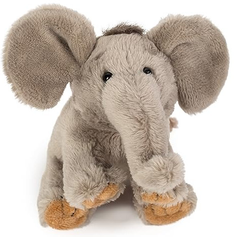 Schaffer Knuddel Mich! Magnet Kuscheltier Elefant Sugar sitzend, 7x9x8 cm