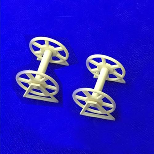 KUENCE 2set Harz Winde Höhe 30mm Simulation Capstan Breite 23/33/46mm Miniatur Ankerwinde Micro Kauf for RC Boot Modell Zubehör (Color : Medium 30x33mm)