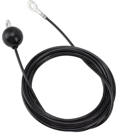 DAUZ Cavo Sostitutivo per Palestra Domestica, Lunghezza Regolabile, Supporta Cavo Puleggia Fitness Ad Alta Tensione per Studi (4 m / 13,1 Piedi)