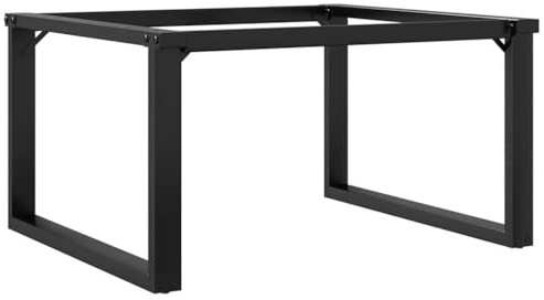 vidaXL Patas de Mesa de Centro Estructura O Acero 70x60x43 cm, Pata de Mesa Auxiliar, Pata de mesita Auxiliar, Pata de Mesa de Metal