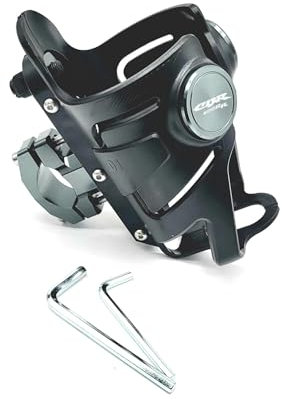 AMZCO Porte-Bouteille d'eau pour Moto pour CBR600RR Support De Verre Modifié Universel Fournitures Gadget Cage De Bouteille d'eau Pièces De Béquille Accessoires De Moto(3)