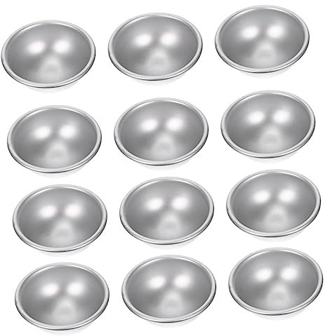 SEWACC 12 Stücke Kreative Salzformen Halbrunde Ball Formen Für Diy Zuhause Leicht Zu Reinigen