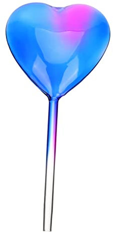 FUNOMOCYA Glas Selbst Bewässerung Birne Cartoon Bewässerung Kugel Garten Pflanzen Dropper Wasserregulierung Automatisches Design Einfach Zu Befüllen Erde Stecken