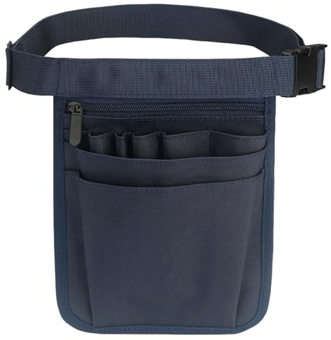 Krankenschwester Gürteltasche Mit Mehreren Fächern,Krankenschwester Taschen Hüfttasche,Damen Krankenschwestertasche,Krankenschwester Tasche,Gürteltasche Einzelhandel,Kellner Tasche,Blau
